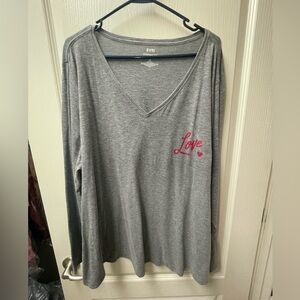 EVRI Charcoal Grey Everyday Tee 3X